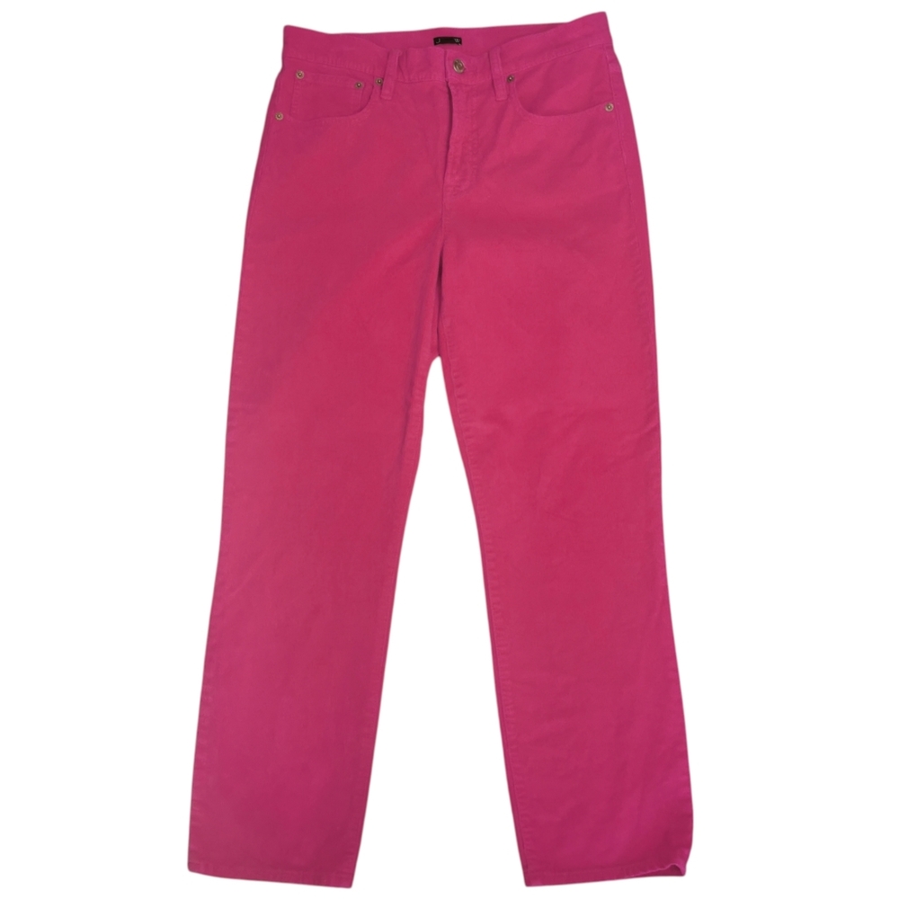 J.Crew Magenta Pink Vintage Slim Straight Leg Corduroy Pants Size 29